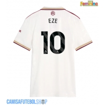 Camisa de time de futebol Arsenal Eberechi Eze #10 Replicas 3º Equipamento Feminina 2025-26 Manga Curta